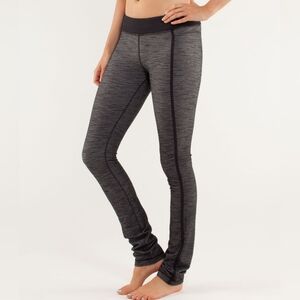 Lululemon Athletica Forme Pant Reversible Slub Denim Black Gray - Women's 4